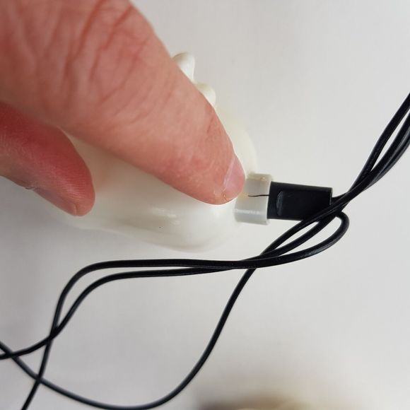 Vtg GHOST Halloween String Lights Plastic Blow Mold Set of 10 Easter Unlimited - Picture 10 of 13